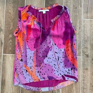 Diane Von Furstenberg multi-colored blouse
